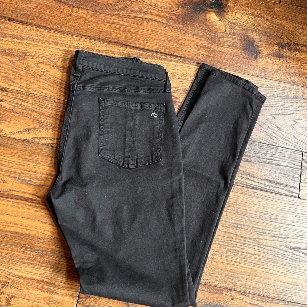 Rag & Bone size 29 Black skinny jeans EUC - Picture 10 of 13